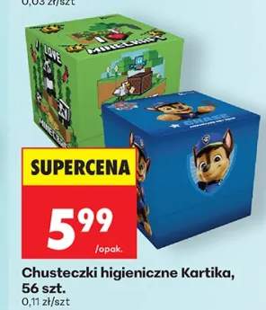 Chusteczki higieniczne Kartika