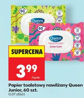 Papier toaletowy nawilżany Junior, 60 szt.