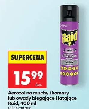 Aerozol na muchy i komary lub owady biegające i latające różne rodzaje