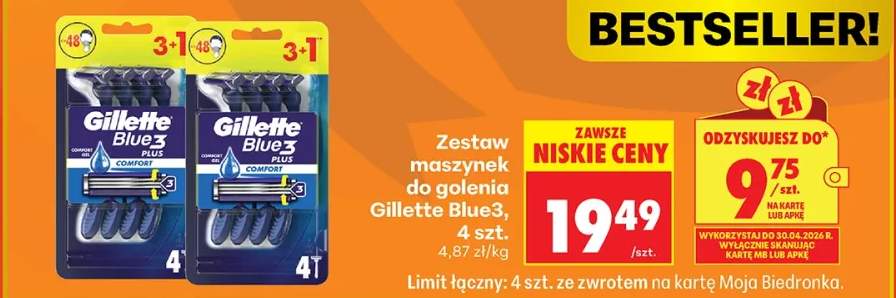 Zestaw maszynek do golenia 4 szt.