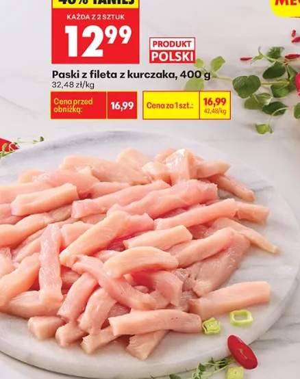 Paski z fileta z kurczaka