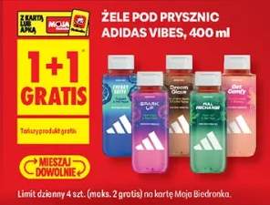 Żele pod prysznic Adidas Vibes