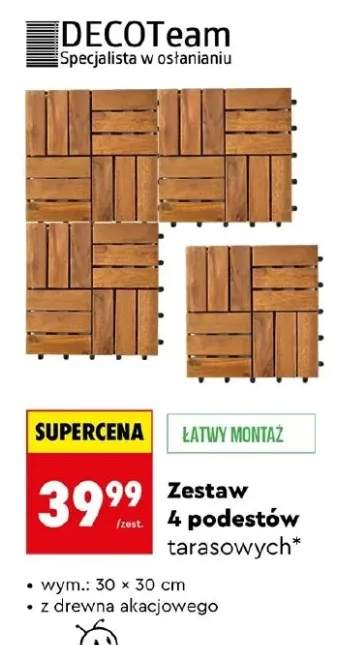 Zestaw 4 podestów tarasowych