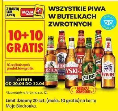 Piwo w butelkach zwrotnych różne rodzaje