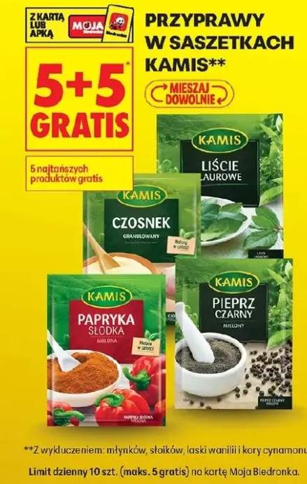 Przyprawy w saszetkach