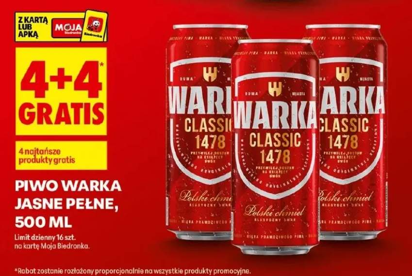 Piwo jasne pełne Classic 1478