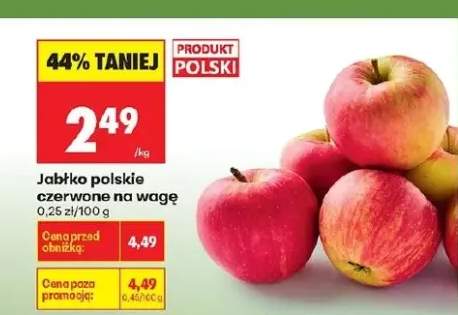 Jabłko polskie czerwone na wagę