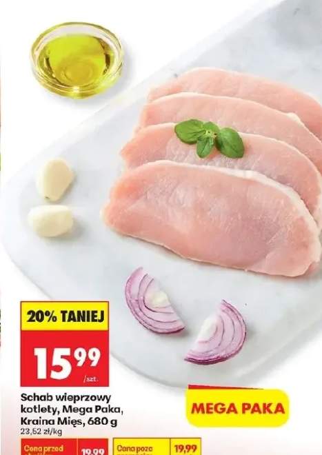 Schab wieprzowy kotlety Mega Paka Kraina Mięs