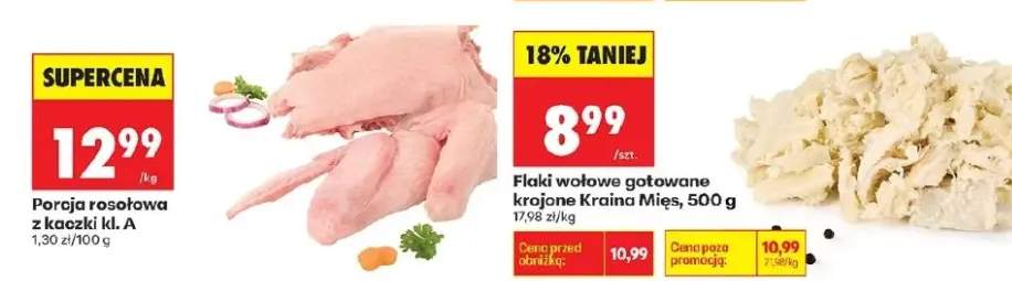 Flaki wołowe gotowane krojone