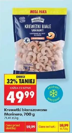 Krewetki białe vannamei blanszowane bez głowy