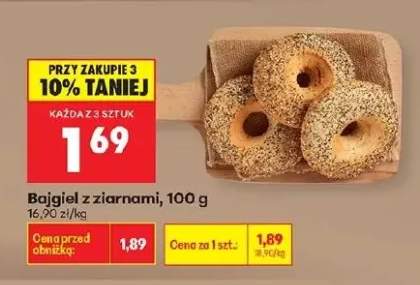 Bajgiel z ziarnami