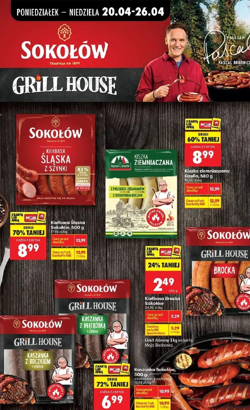 Kiełbasa śląska z szynki