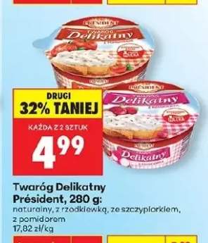 Twaróg Delikatny naturalny, z rodzynkami ze szczypiorkiem, z pomidorem