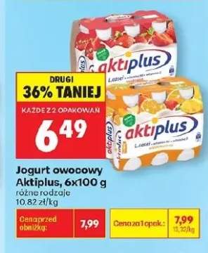 Jogurt owocowy różne rodzaje