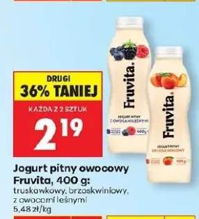 Jogurt pitny owocowy truskawkowy