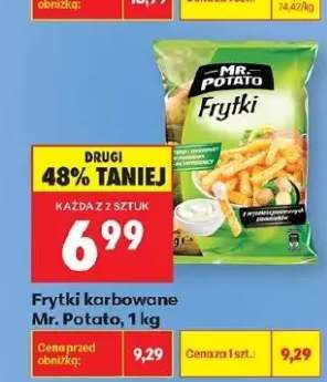 Frytki karbowane