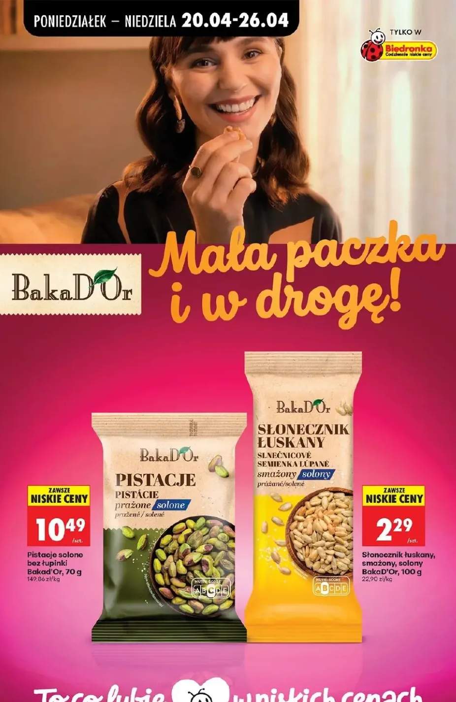 Pistacje solone bez łupinki