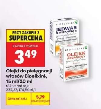 Olejek do pielęgnacji włosów Jedwab z witaminą A różne rodzaje