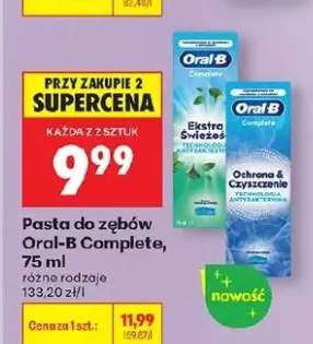 Pasta do zębów Oral-B Complete różne rodzaje