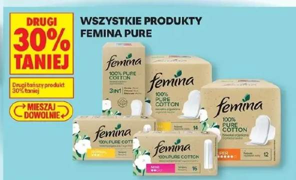 Podpaski higieniczne 100% Pure Cotton