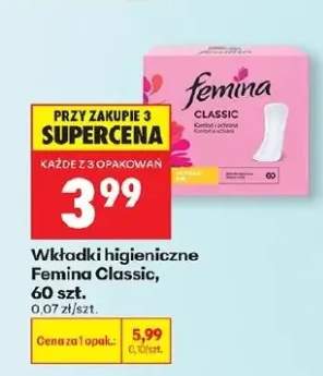 Wkładki higieniczne Classic