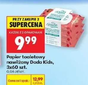 Papier toaletowy nawilżany Dada Kids