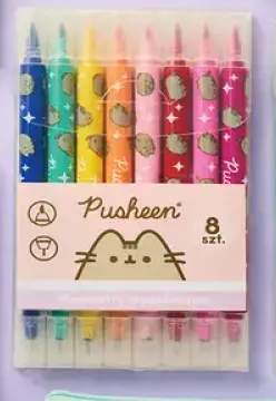 Flamastry dwustronne Pusheen