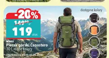 Plecak górski Canastero 30 l, różne kolory