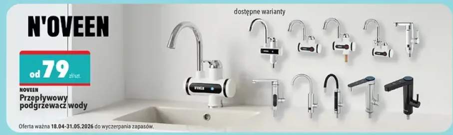Przepływowy podgrzewacz wody dostępne warianty