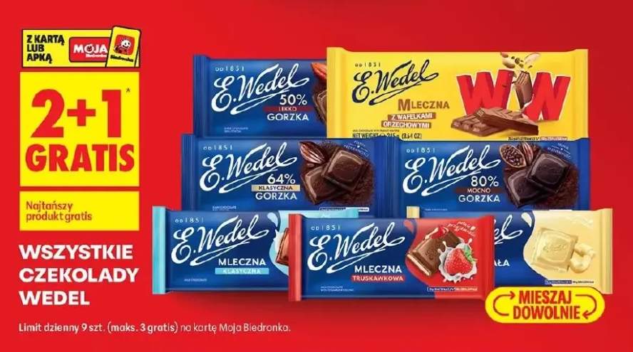 Czekolada E.Wedel 50% Lekko Gorzka