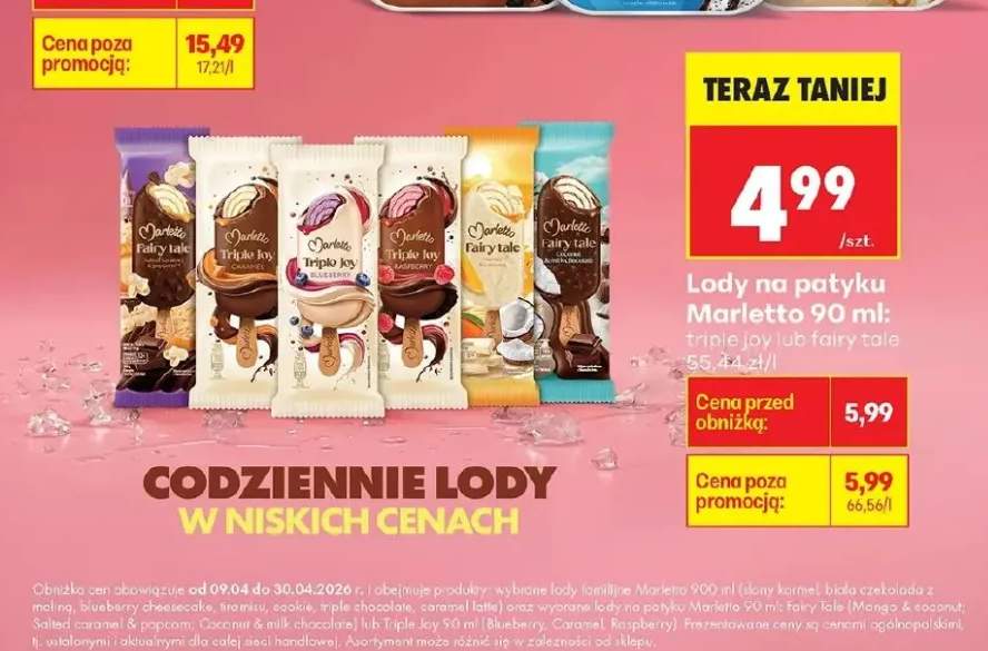 Lody na patyku Marletto fairy tale