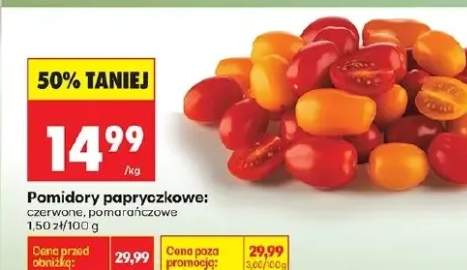 Pomidory papryczkowe czerwone