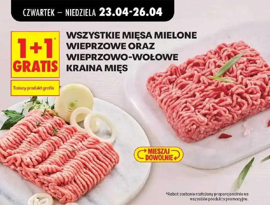 Mięso mielone wieprzowo-wołowe Kraina Mięs