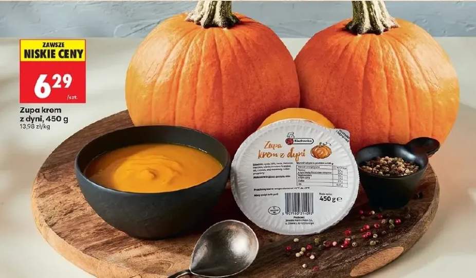 Zupa krem z dyni Biedronka
