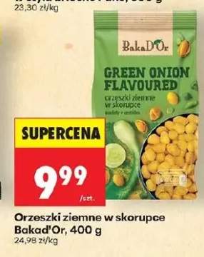 Orzeszki ziemne w skorupce Green Onion Flavoured Bakad'Or