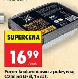 Foremki aluminiowe z pokrywką Czas na Grill