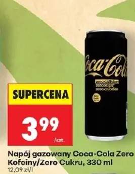 Napój gazowany Coca-Cola Zero Kofeiny