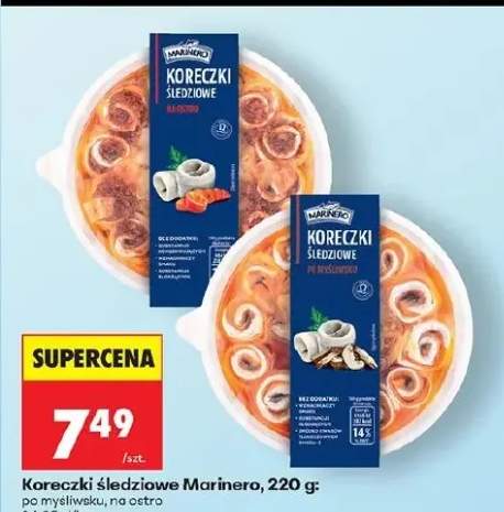 Koreczki śledziowe Marinero na ostro