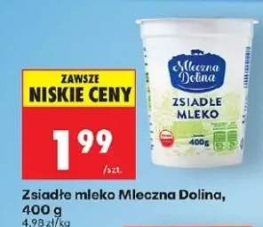 Zsiadłe mleko Mleczna Dolina