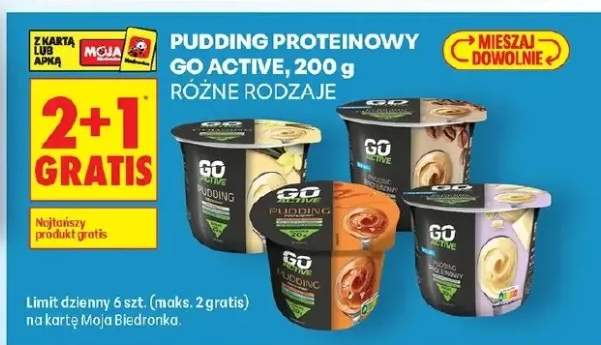 Pudding proteinowy Go Active