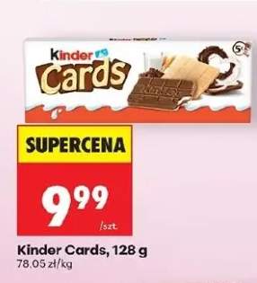 Ciastka Kinder Cards