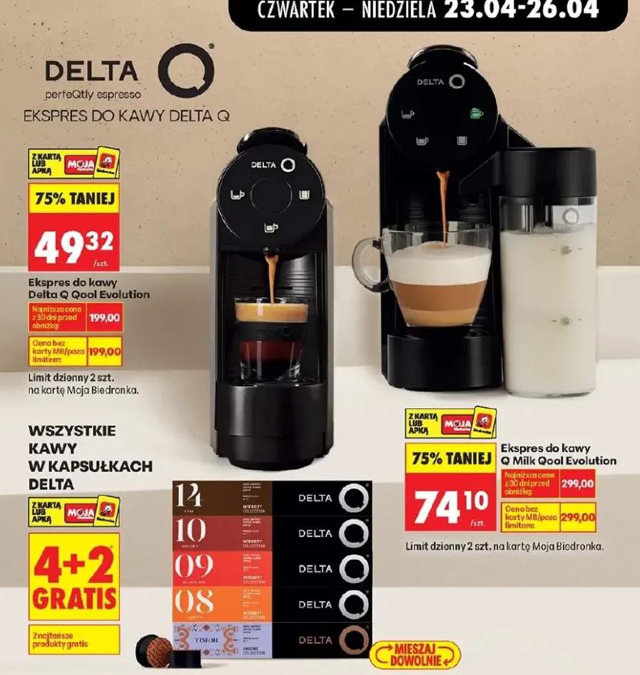 Ekspres do kawy Delta Q Qool Evolution