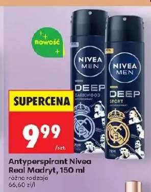 Antyperspirant Nivea Men Deep Darkwood Real Madryt