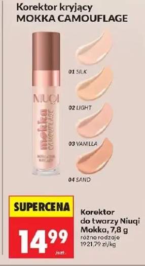 Korektor kryjący do twarzy Niuqi Mokka Camouflage 01 Silk
