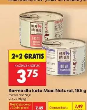 Karma dla kota Maxi Natural łosoś z wątróbką z kurczaka