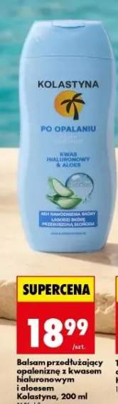 Balsam przedłużający opaleniznę z kwasem hialuronowym i aloesem Kolastyna po opalaniu