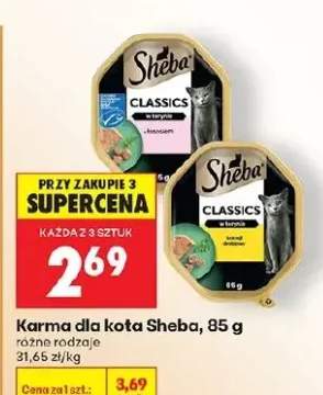 Karma dla kota Sheba Classics w terynie z łososiem