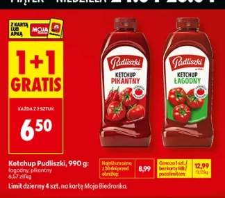 Ketchup Pudliszki łagodny