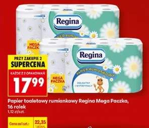 Papier toaletowy rumiankowy Regina Mega Paczka