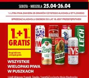 Piwo wielopak w puszkach